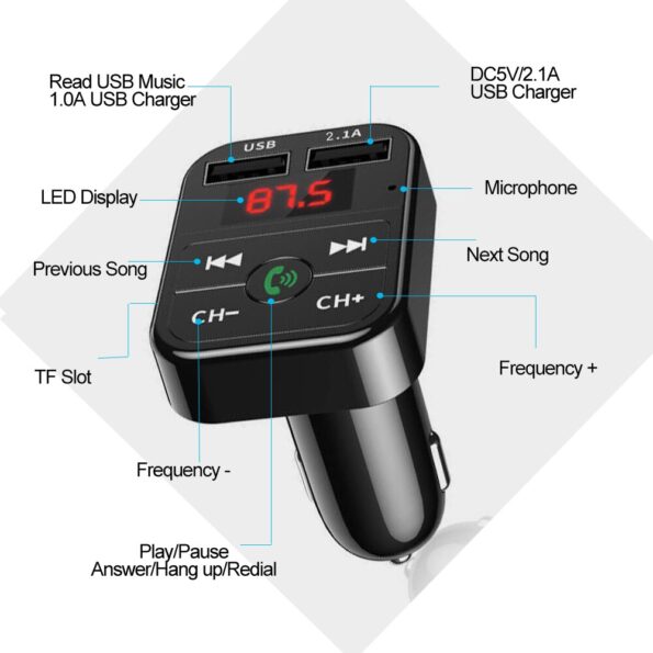 Transmisor-FM-con-Bluetooth-5-0-para-coche-adaptador-inal-mbrico-receptor-de-Audio-con-micr-4