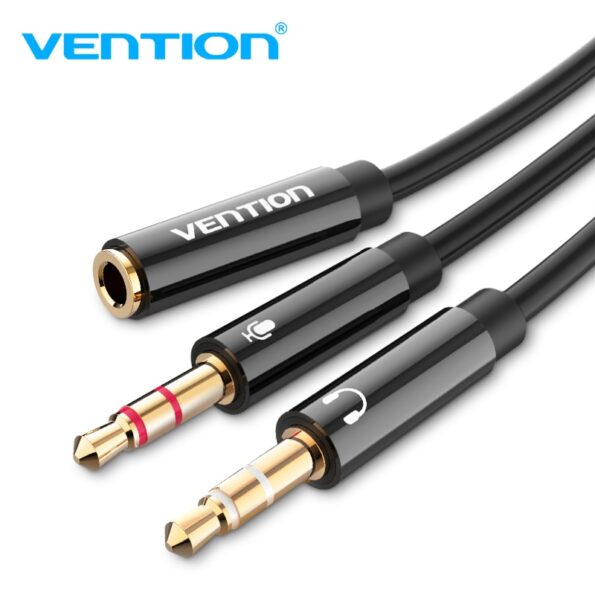 Vention-Divisor-de-auriculares-para-PC-Adaptador-de-Audio-3-5-hembra-a-2-clavijas-macho